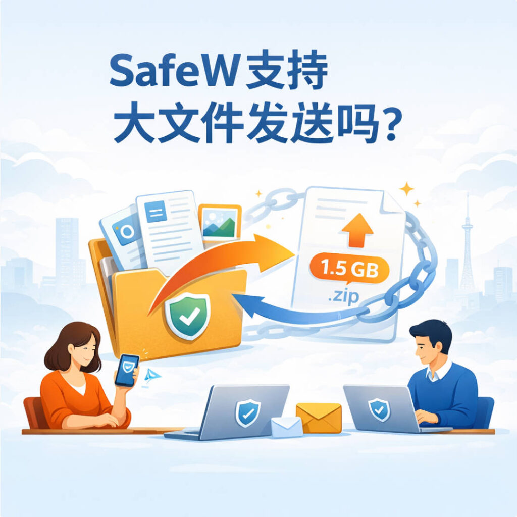 SafeW 支持大文件发送吗
