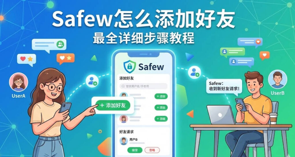 Safew怎么添加好友