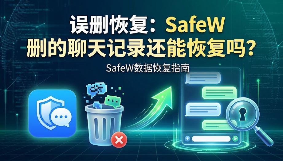 SafeW 删除的聊天记录还能找回吗