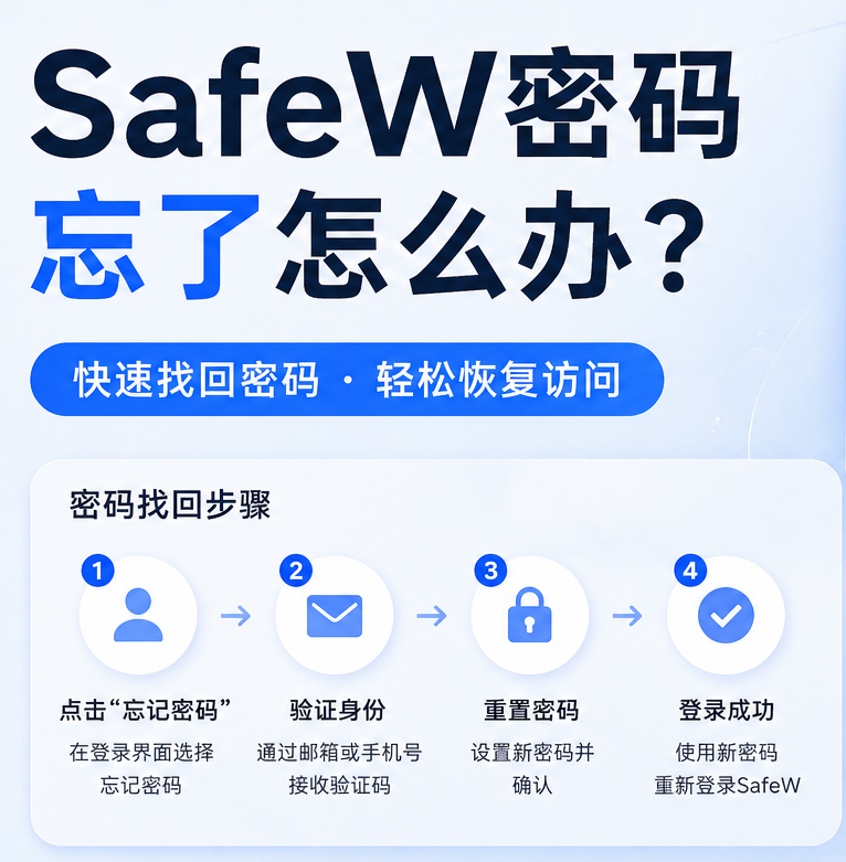 SafeW密码忘了怎么办