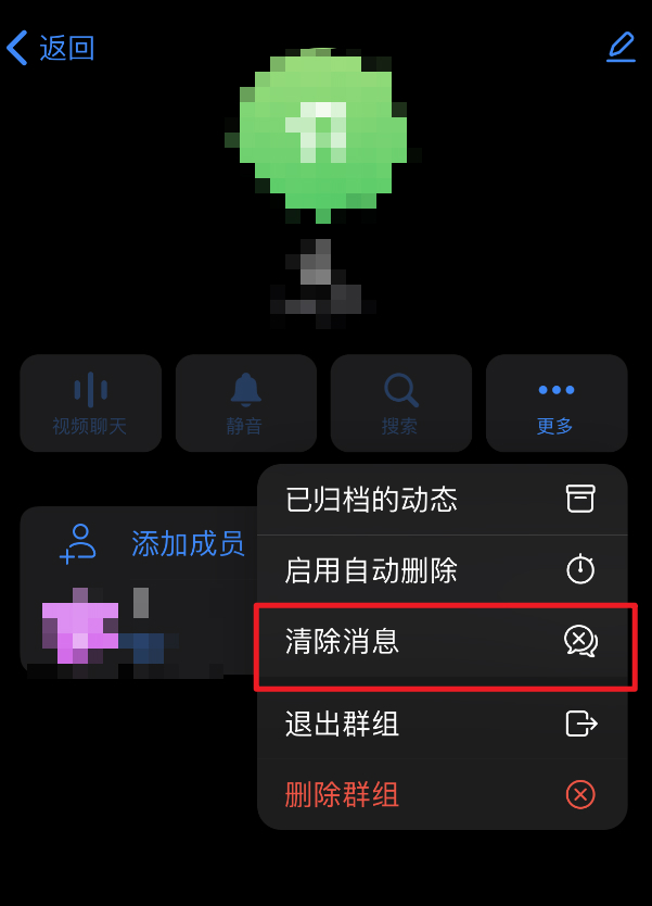 SafeW如何一键清除群组的聊天记录