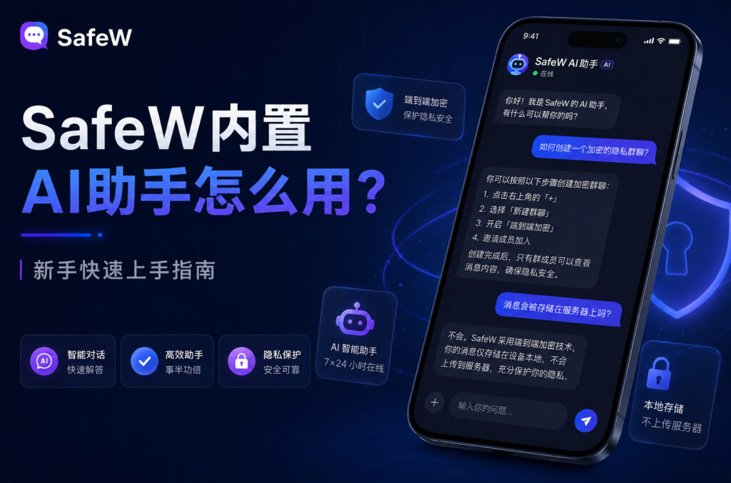 SafeW内置AI助手怎么用